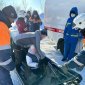 В Башкирии до пострадавшей 60-летней лыжницы спасатели добирались на снегоходе