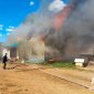 В городе Башкирии сгорели жилой дом и баня