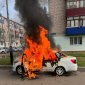В Башкирии мужчина получил ожоги 44% тела при возгорании автомобиля