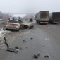 На трассе М-5 в Башкирии столкнулись грузовик и две легковушки — есть пострадавшие