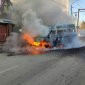 В Башкирии на ходу загорелась пассажирская ГАЗель