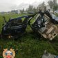 В Башкирии в ДТП машина превратилась в груду металла: водителя госпитализировали