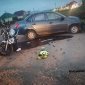 В Башкирии школьник на мотоцикле столкнулся с «Ладой»