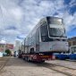 В Уфу прибыл первый трехсекционный трамвай