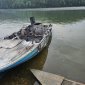 В Башкирии загорелась моторная лодка