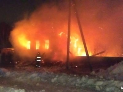 Пострадавший при пожаре в Башкирии мужчина госпитализирован в больницу