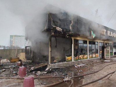 В Уфе возбуждено уголовное дело по факту нарушения пожарной безопасности в сгоревшем кафе