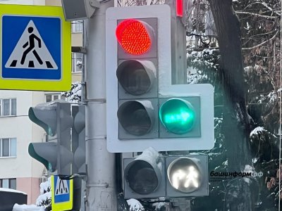 На дорогах Уфы с начала года перенастроили 51 светофор