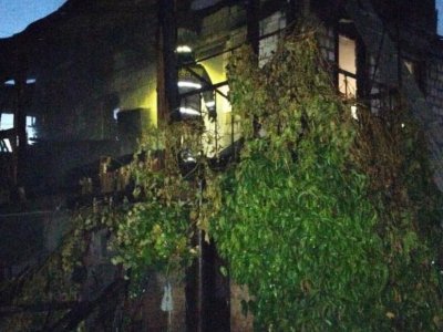 В уфимском Зубово загорелся одноэтажный дом