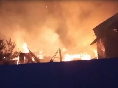 В Башкирии страшный пожар оставил хозяина дома ни с чем