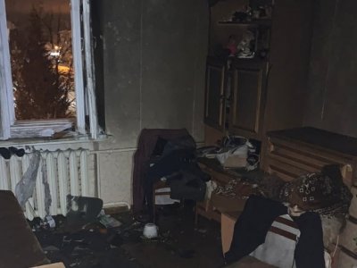 Пожар в пятиэтажке в Бирске: один погибший, один пострадавший