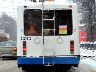 В Уфе из-за морозов пришлось закрыть движение троллейбусного маршрута №18