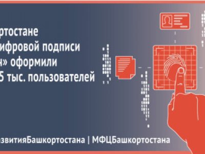 В Башкирии сервис цифровой подписи «Госключ» оформили более 9,5 тыс. пользователей