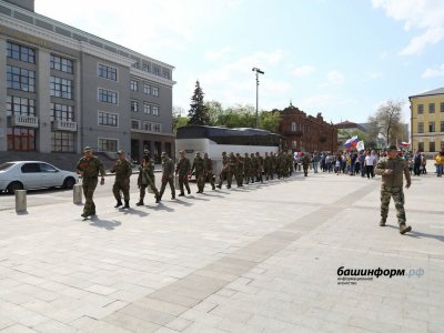 Прибывшие в отпуск бойцы батальона имени Доставалова примут участие в параде Победы 9 мая в Уфе