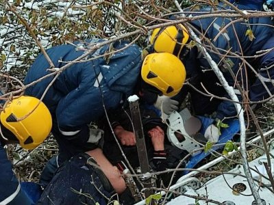 В центре Уфы в овраге нашли мужчину в крови и без сознания