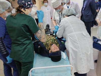 Медики Башкирии приняли участие в учениях по ликвидации ДТП с пострадавшими