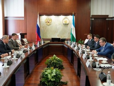 Радий Хабиров провел рабочую встречу с председателем ЛДПР Эдуардом Слуцким