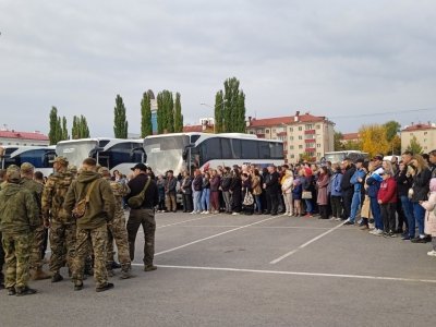 Башкирия проводила в зону СВО полторы сотни бойцов, приезжавших домой в отпуск