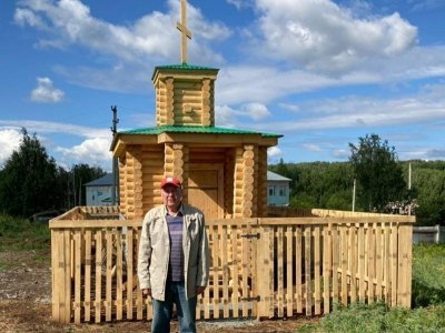 Житель Башкирии на месте отчего дома построил часовню