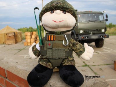 У башкирского мотострелкового полка «Башкортостан» появился талисман