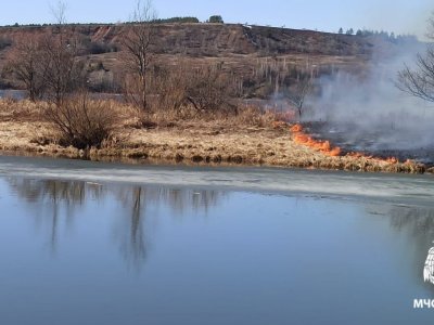В Башкирии зарегистрировано 66 пожаров, связанных с горением сухой травы