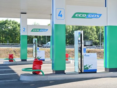 В Уфимском районе Башкирии открыли новую газозаправочную станцию