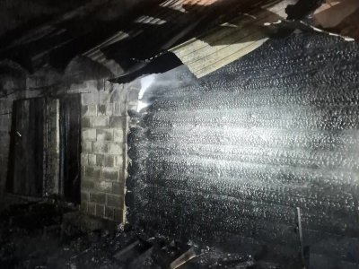 В Башкирии произошел пожар в доме многодетной семьи