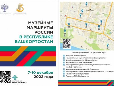 Федеральный проект «Музейные маршруты России» презентуют в Башкортостане