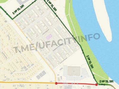 В Уфе перекрытие участка улицы Пугачева продлили до 30 сентября