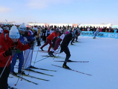 На «Лыжне России» в Уфе приняли участие более 11 тысяч горожан