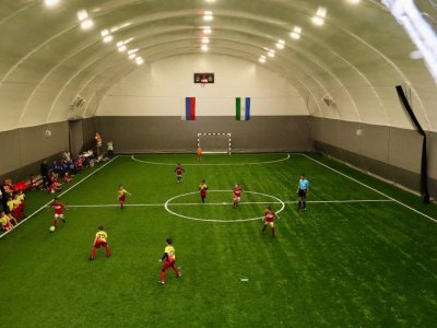 В Башкирии открылся новый футбольный манеж
