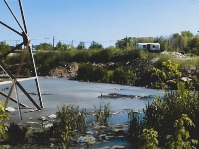 В Уфе несанкционированная свалка загрязняла озеро Щучье