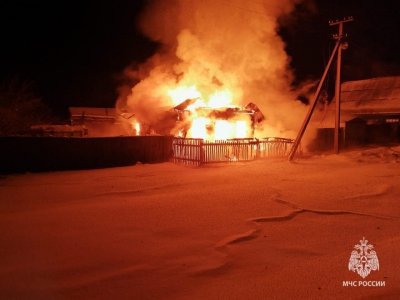 В Башкирии во время ночного пожара мужчина получил страшные ожоги