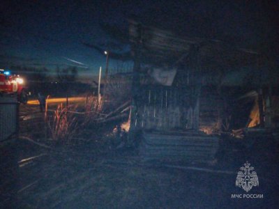 В Башкирии в сгоревшем строении обнаружен труп мужчины