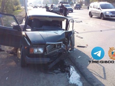 В Уфе 18-летний водитель спровоцировал массовое ДТП с пострадавшими