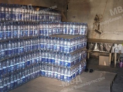 В Башкирии полиция накрыла подпольный цех по производству алкоголя