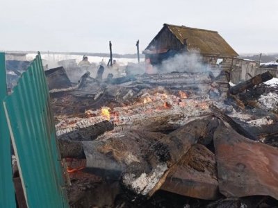 При пожаре в Башкирии погиб пожилой мужчина