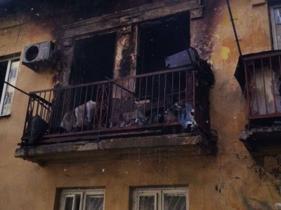 В Уфе при пожаре в бараке пострадали два человека