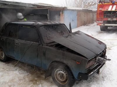 В Башкирии при тушении пожара в гараже обнаружен труп мужчины