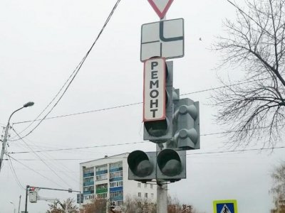 В уфимском Сипайлово отключат светофоры по улице Жукова