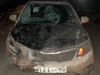 В Башкирии молодой водитель за рулем «Киа Рио» задавил 53-летнего пешехода
