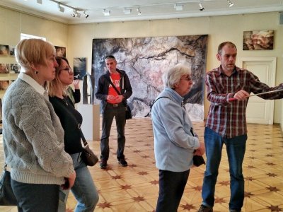 Наскальная живопись пещеры Шульган-Таш представлена на выставке в Санкт-Петербурге