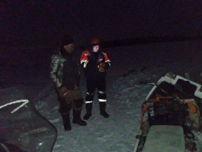 В Башкирии спасатели пришли на помощь любителю покататься на снегоходе