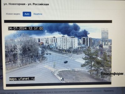 В Уфе в Сипайлово тушат крупный пожар