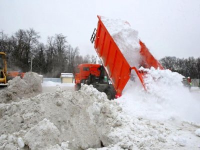 В Уфе заработал второй снегоплавильный пункт