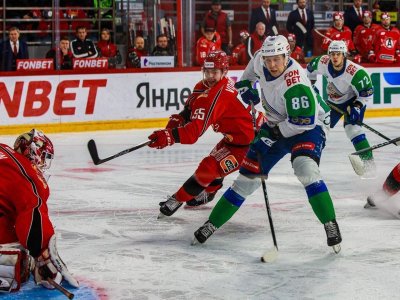 Форвард «Салавата Юлаева» Шаров стал лучшим по итогам 14-й недели сезона КХЛ