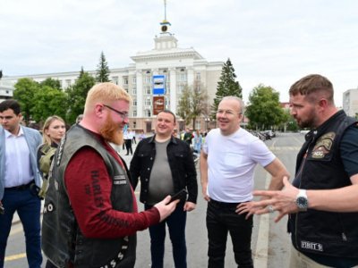 Андрей Назаров встретился в Уфе с участниками мотофестиваля Baltic Rally «Владивосток – Выборг»