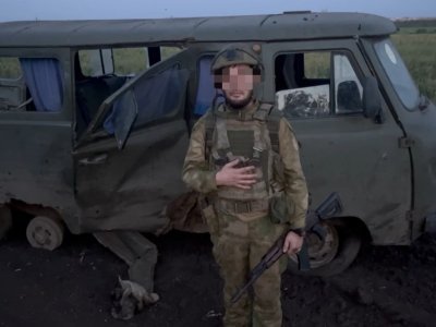 Автомобиль «УАЗ» бойцов башкирского батальона имени Шаймуратова подорвался на мине