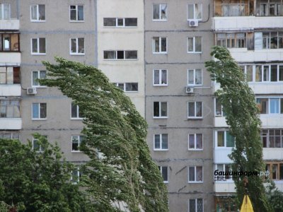 В Башкирии вновь прогнозируется сильный ветер
