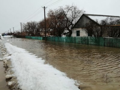 В Хайбуллинском районе Башкирии подтопило дороги и придомовые территории